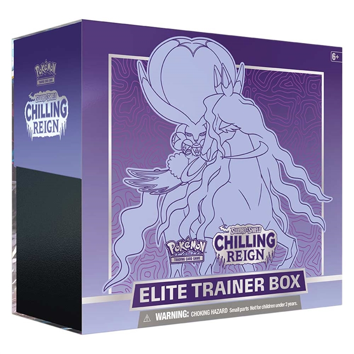 Pokemon Sword & Shield - Chilling Reign - Elite Trainer Box Lilla - Pokemon kort